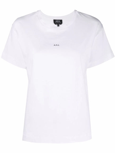 A.P.C. Jade Logo-Print T-shirt White