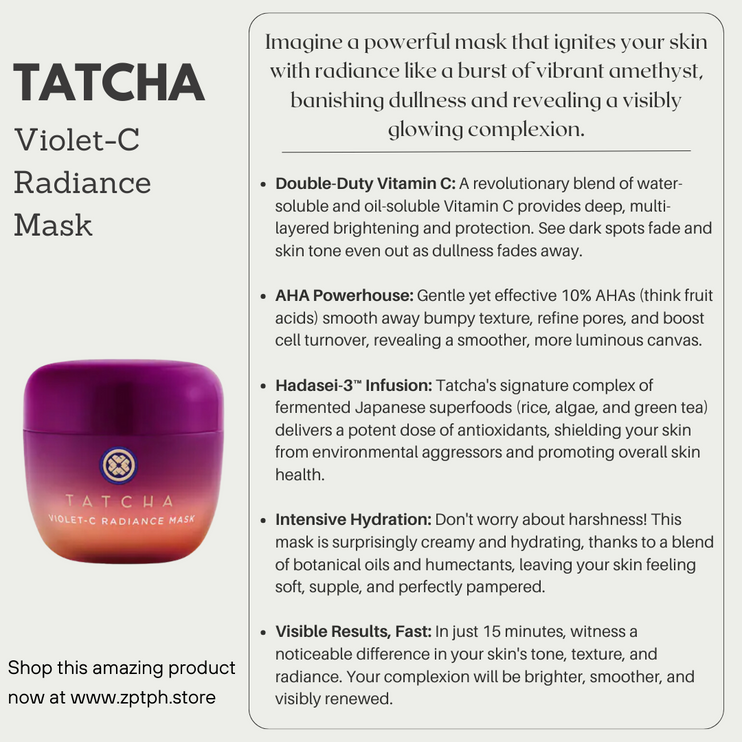 Tatcha Violet C Radiance Mask